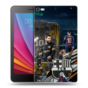 Силиконовый чехол на Huawei MediaPad T2 7.0 Pro с принтом Messi Barcelona