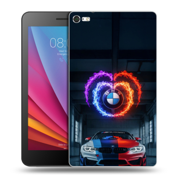 Силиконовый чехол на Huawei MediaPad T2 7.0 Pro с принтом BMW БМВ Силиконовый чехол на Huawei MediaPad T2 7.0 Pro с принтом BMW БМВ