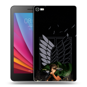 Силиконовый чехол на Huawei MediaPad T2 7.0 Pro с принтом Атака титанов Силиконовый чехол на Huawei MediaPad T2 7.0 Pro с принтом Атака титанов
