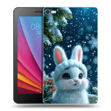 Силиконовый чехол на Huawei MediaPad T2 7.0 Pro с принтом Новый год
