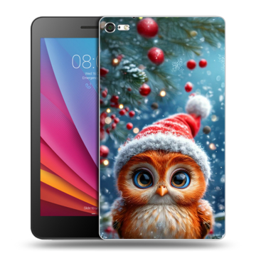 Силиконовый чехол на Huawei MediaPad T2 7.0 Pro с принтом Новый год