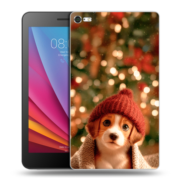 Силиконовый чехол на Huawei MediaPad T2 7.0 Pro с принтом Новый год