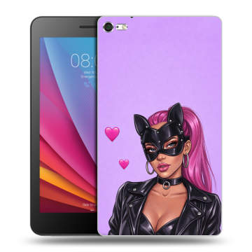 Силиконовый чехол на Huawei MediaPad T2 7.0 Pro с принтом женский