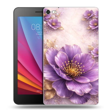 Силиконовый чехол на Huawei MediaPad T2 7.0 Pro с принтом женский