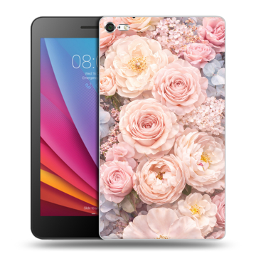 Силиконовый чехол на Huawei MediaPad T2 7.0 Pro с принтом женский