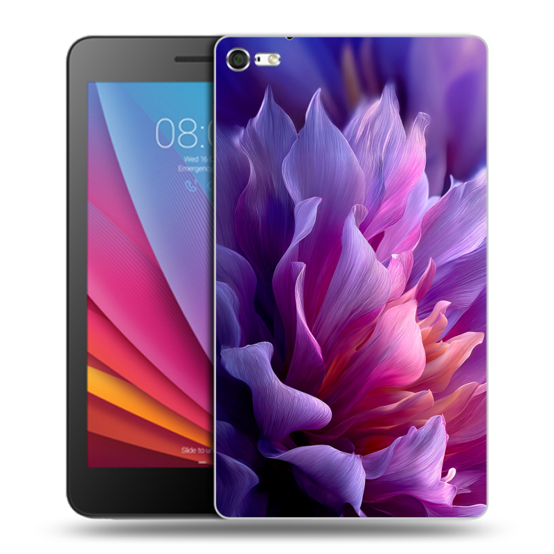 Силиконовый чехол на планшета Huawei MediaPad T2 7.0 Pro с принтом женский цветы Силиконовый чехол на планшета Huawei MediaPad T2 7.0 Pro с принтом женский цветы