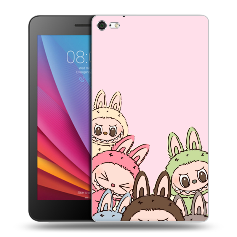 Силиконовый чехол на Huawei MediaPad T2 7.0 Pro с принтом Лабубу Силиконовый чехол на Huawei MediaPad T2 7.0 Pro с принтом Лабубу