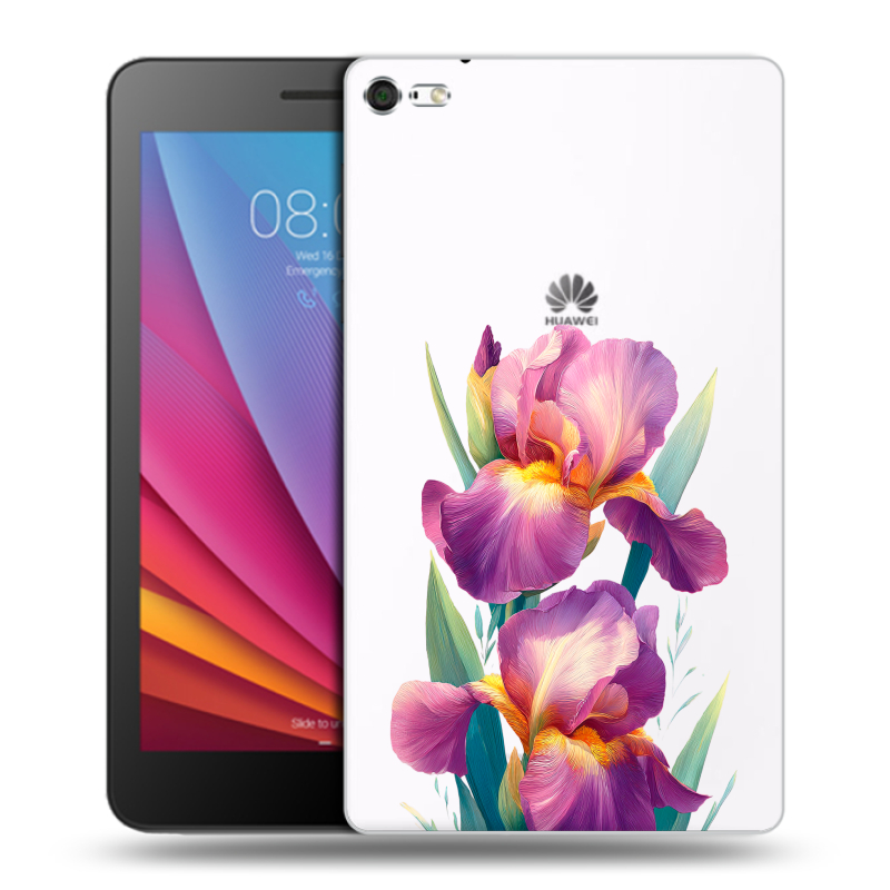 Силиконовый чехол на Huawei MediaPad T2 7.0 Pro с принтом Цветы орхидеи Силиконовый чехол на Huawei MediaPad T2 7.0 Pro с принтом Цветы орхидеи