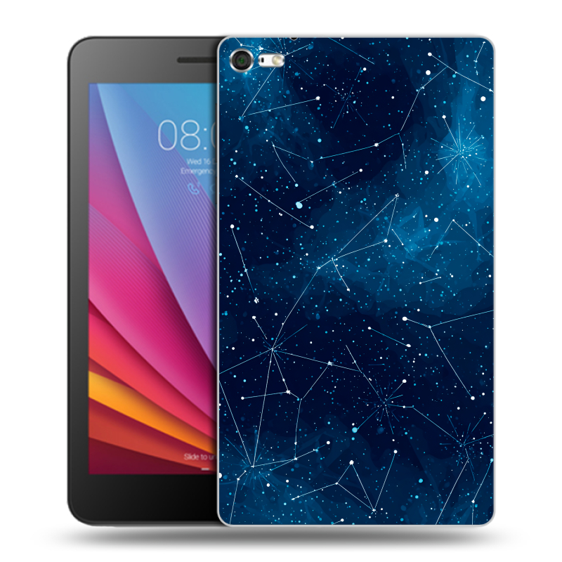 Силиконовый чехол на Huawei MediaPad T2 7.0 Pro с принтом Космос звезды Силиконовый чехол на Huawei MediaPad T2 7.0 Pro с принтом Космос звезды