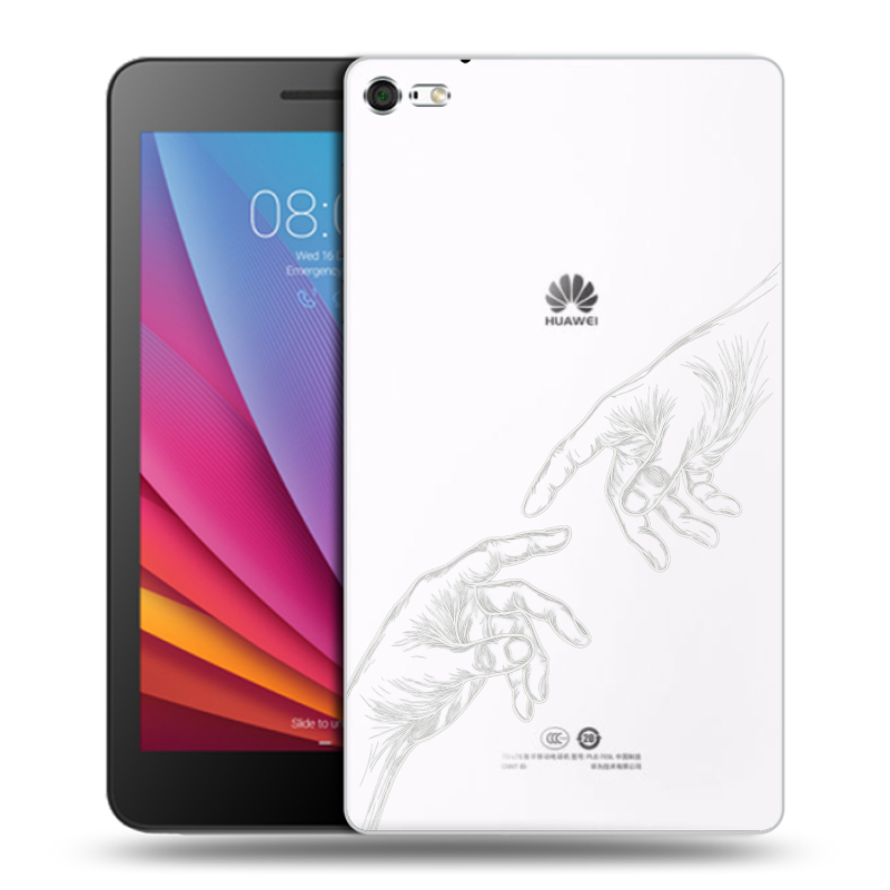 Силиконовый чехол на Huawei MediaPad T2 7.0 Pro с принтом Сотворение мира Силиконовый чехол на Huawei MediaPad T2 7.0 Pro с принтом Сотворение мира