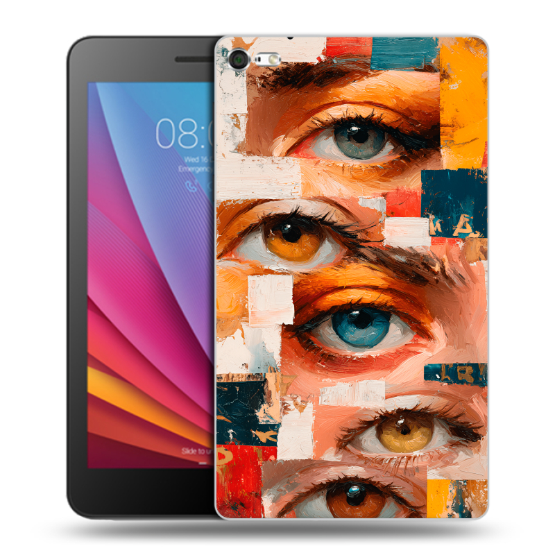 Силиконовый чехол на Huawei MediaPad T2 7.0 Pro с принтом Модный принт Силиконовый чехол на Huawei MediaPad T2 7.0 Pro с принтом Модный принт