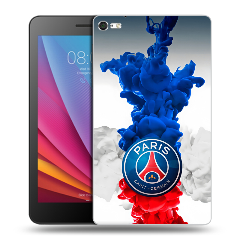 Силиконовый чехол на планшета Huawei MediaPad T2 7.0 Pro с принтом PSG ПСЖ Силиконовый чехол на планшета Huawei MediaPad T2 7.0 Pro с принтом PSG ПСЖ
