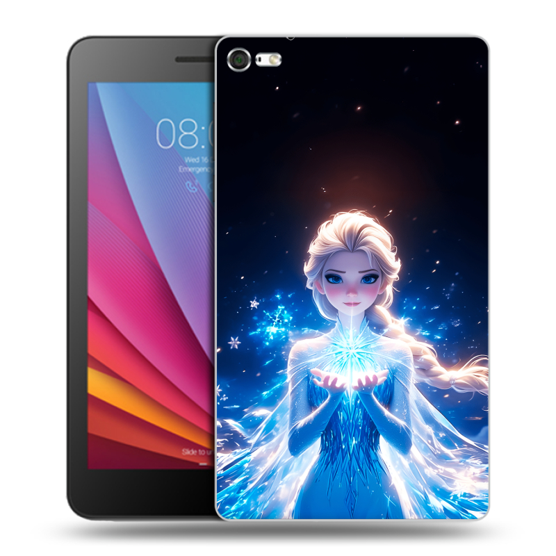 Силиконовый чехол на Huawei MediaPad T2 7.0 Pro с принтом Холодное сердце Frozen Силиконовый чехол на Huawei MediaPad T2 7.0 Pro с принтом Холодное сердце Frozen