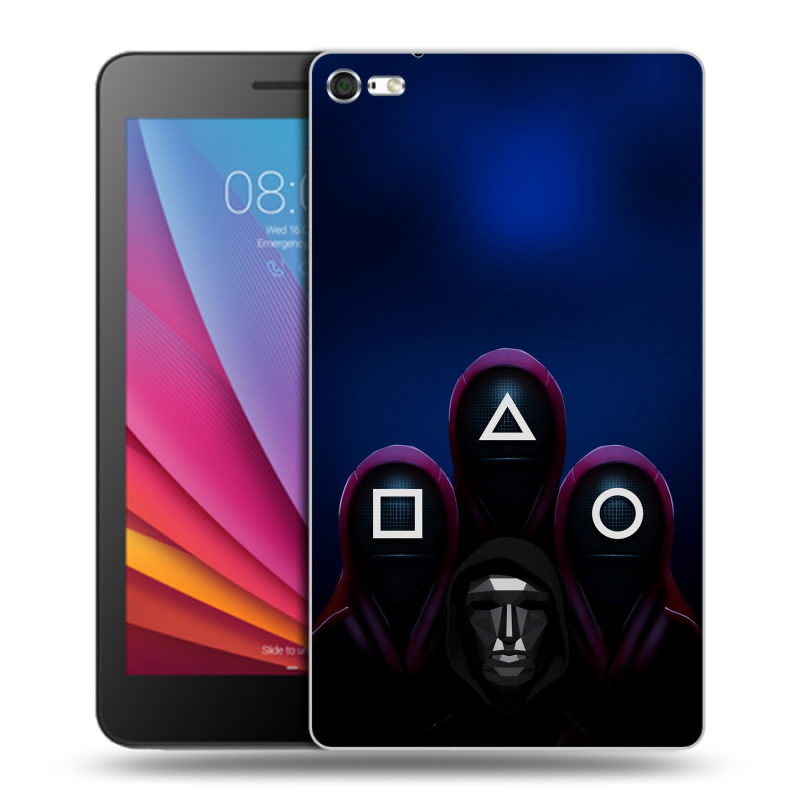 Силиконовый чехол на Huawei MediaPad T2 7.0 Pro с принтом Игра Кальмара Силиконовый чехол на Huawei MediaPad T2 7.0 Pro с принтом Игра Кальмара