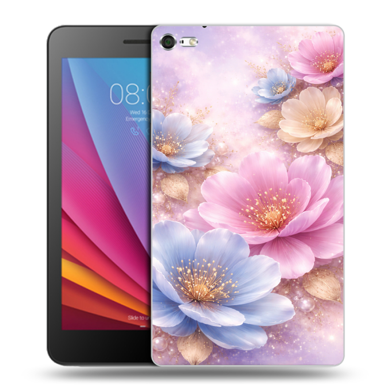 Силиконовый чехол на Huawei MediaPad T2 7.0 Pro с принтом женский Силиконовый чехол на Huawei MediaPad T2 7.0 Pro с принтом женский