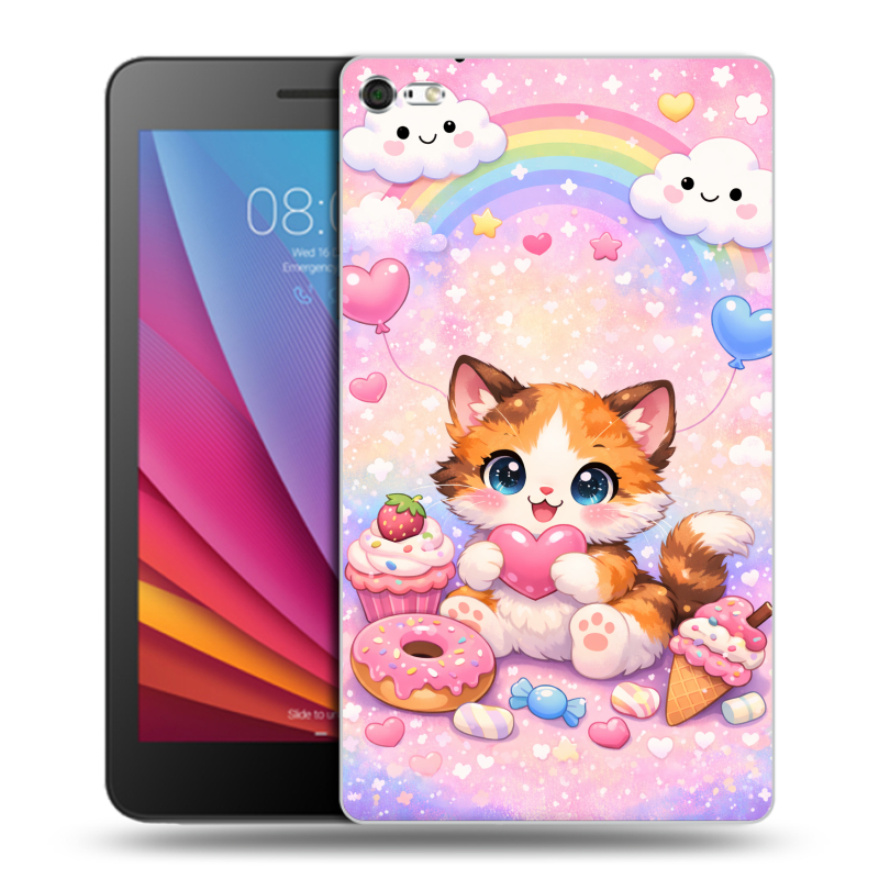 Силиконовый чехол на Huawei MediaPad T2 7.0 Pro с принтом для девочек Силиконовый чехол на Huawei MediaPad T2 7.0 Pro с принтом для девочек