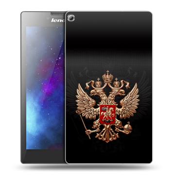 Силиконовый чехол на Lenovo Tab 2 A7-20 с принтом Герб России Силиконовый чехол на Lenovo Tab 2 A7-20 с принтом Герб России