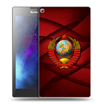 Силиконовый чехол на планшета Lenovo Tab 2 A7-20 с принтом Герб СССР Силиконовый чехол на планшета Lenovo Tab 2 A7-20 с принтом Герб СССР