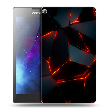 Силиконовый чехол на планшета Lenovo Tab 2 A7-20 с принтом Яркие абстракции Силиконовый чехол на планшета Lenovo Tab 2 A7-20 с принтом Яркие абстракции