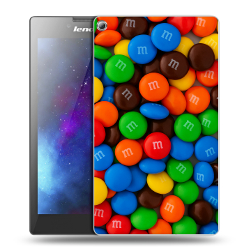 Силиконовый чехол на планшета Lenovo Tab 2 A7-20 с принтом Конфеты Силиконовый чехол на планшета Lenovo Tab 2 A7-20 с принтом Конфеты