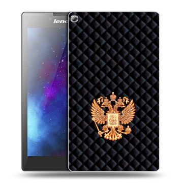 Силиконовый чехол на Lenovo Tab 2 A7-20 с принтом Герб России принт