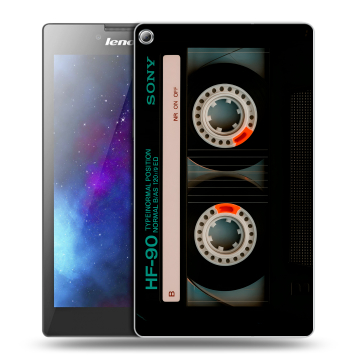 Силиконовый чехол на Lenovo Tab 2 A7-20 с принтом Кассета