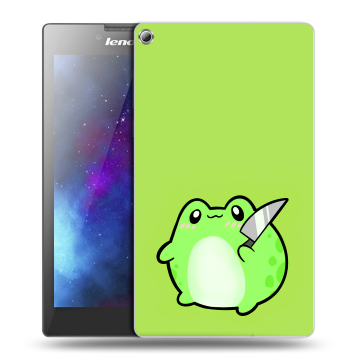 Силиконовый чехол на Lenovo Tab 2 A7-20 с принтом Лягушенок