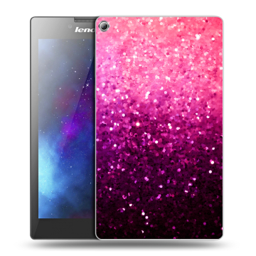 Силиконовый чехол на Lenovo Tab 2 A7-20 с принтом Блестки