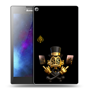 Силиконовый чехол на Lenovo Tab 2 A7-20 с принтом Золотой скрудж макдак