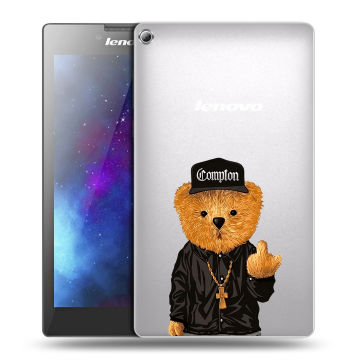 Силиконовый чехол на Lenovo Tab 2 A7-20 с принтом Плюшевый медведь