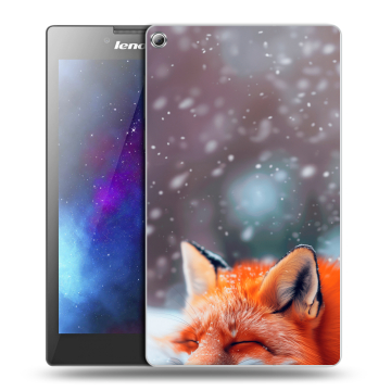 Силиконовый чехол на Lenovo Tab 2 A7-20 с принтом лиса