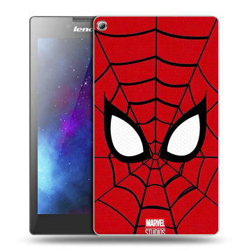 Силиконовый чехол на Lenovo Tab 2 A7-20 с принтом человек паук spiderman