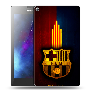 Силиконовый чехол на Lenovo Tab 2 A7-20 с принтом Барселона Barcelona