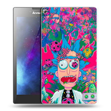 Силиконовый чехол на Lenovo Tab 2 A7-20 с принтом Рик и Морти Rick Morty