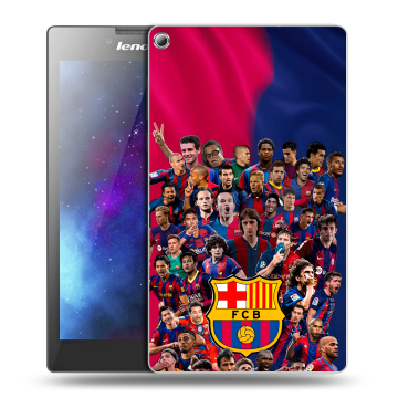 Силиконовый чехол на Lenovo Tab 2 A7-20 с принтом Барселона Barcelona