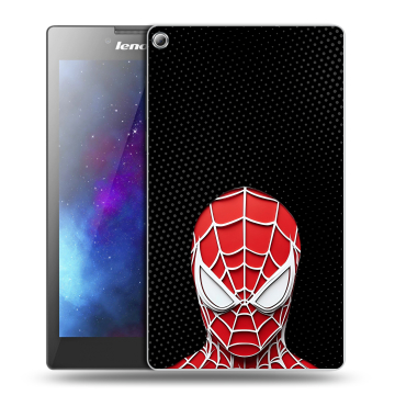 Силиконовый чехол на Lenovo Tab 2 A7-20 с принтом человек паук spiderman