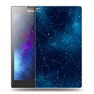 Силиконовый чехол на Lenovo Tab 2 A7-20 с принтом Космос звезды
