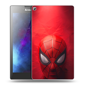 Силиконовый чехол на Lenovo Tab 2 A7-20 с принтом Spiderman Человек паук