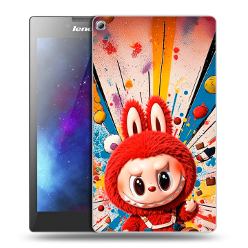 Силиконовый чехол на Lenovo Tab 2 A7-20 с принтом Labubu Лабубу