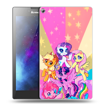Силиконовый чехол на Lenovo Tab 2 A7-20 с принтом My little pony Дружба чудо
