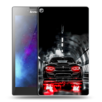Силиконовый чехол на Lenovo Tab 2 A7-20 с принтом BMW БМВ