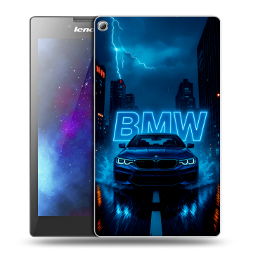 Силиконовый чехол на Lenovo Tab 2 A7-20 с принтом BMW БМВ