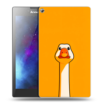 Силиконовый чехол на Lenovo Tab 2 A7-20 с принтом Смешная утка