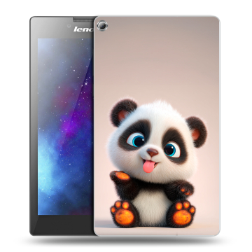 Силиконовый чехол на Lenovo Tab 2 A7-20 с принтом милая панда