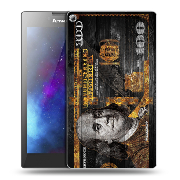 Силиконовый чехол на Lenovo Tab 2 A7-20 с принтом Доллар деньги