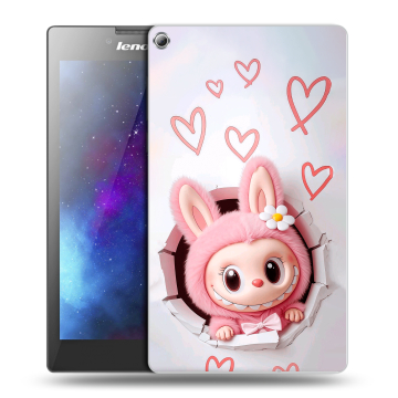 Силиконовый чехол на Lenovo Tab 2 A7-20 с принтом Labubu Лабубу