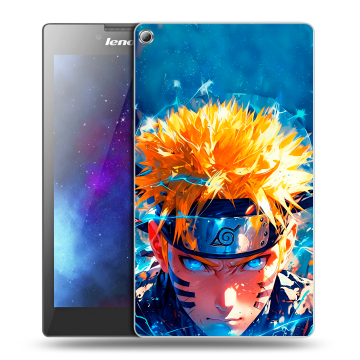 Силиконовый чехол на Lenovo Tab 2 A7-20 с принтом Аниме Наруто Naruto