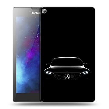 Силиконовый чехол на Lenovo Tab 2 A7-20 с принтом Mercedes Мерседес
