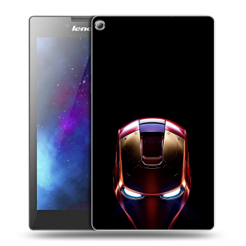Силиконовый чехол на Lenovo Tab 2 A7-20 с принтом IronMan Железный человек