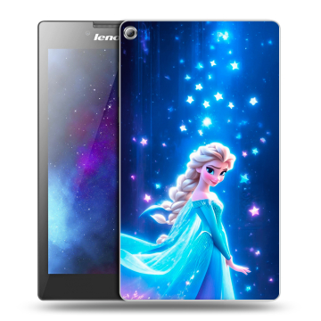 Силиконовый чехол на Lenovo Tab 2 A7-20 с принтом Холодное сердце Frozen